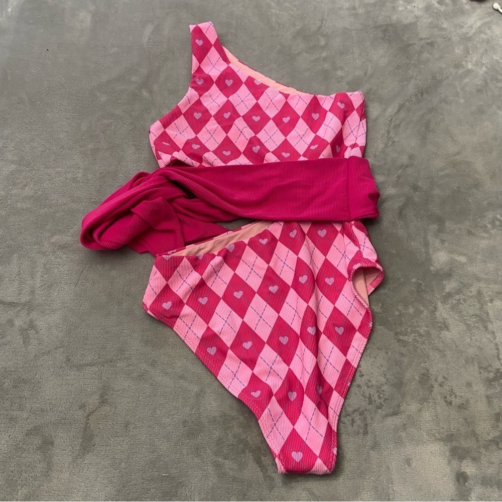 New! Beach Riot Carlie One Piece Cross My Heart one piece swimsuit 24259 - Picture 6 of 12